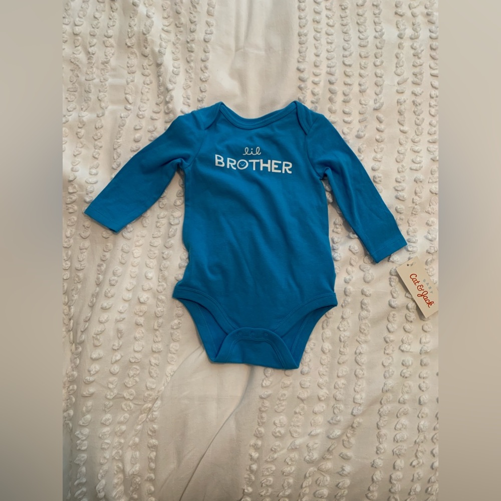 Blue One-piece Top for 6M-9M